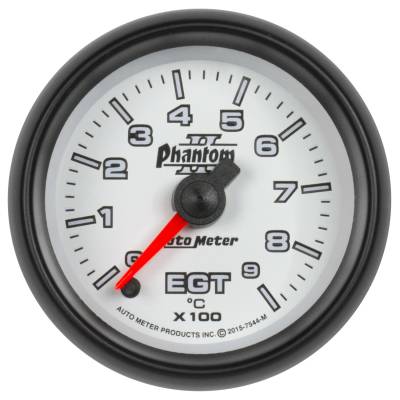 AutoMeter GAUGE,PYROMETER (EGT),2 1/16",900 Degrees C,DIGITAL STEPPER MOTOR,PHANTOM II 7544-M