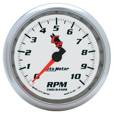 AutoMeter GAUGE, TACHOMETER, 3 3/8" , 10K RPM, IN-DASH, C2 7297