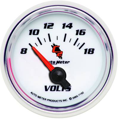 AutoMeter GAUGE, VOLTMETER, 2 1/16" , 18V, ELECTRIC, C2 7192