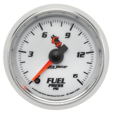 AutoMeter GAUGE, FUEL PRESSURE, 2 1/16" , 15PSI, DIGITAL STEPPER MOTOR, C2 7162