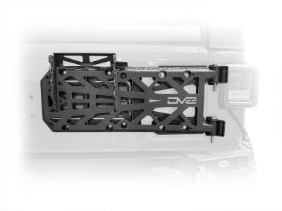 Tire & Wheel - Spare Tire Carrier - DV8 Offroad - DV8 Offroad Hinge Mounted Tire Carrier TCJL-03