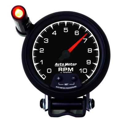 AutoMeter GAUGE, TACHOMETER, 3 3/4" , 10K RPM, PEDESTAL W/ EXT. QUICK-LITE, ES 5990