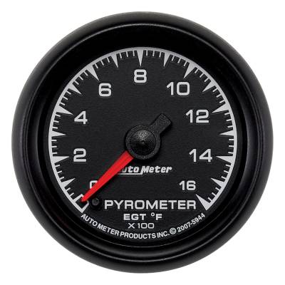 AutoMeter GAUGE, PYROMETER (EGT), 2 1/16" , 1600 Degrees F, DIGITAL STEPPER MOTOR, ES 5944