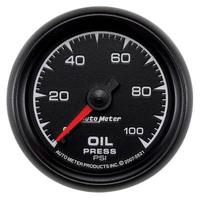 AutoMeter GAUGE, OIL PRESSURE, 2 1/16" , 100PSI, MECHANICAL, ES 5921