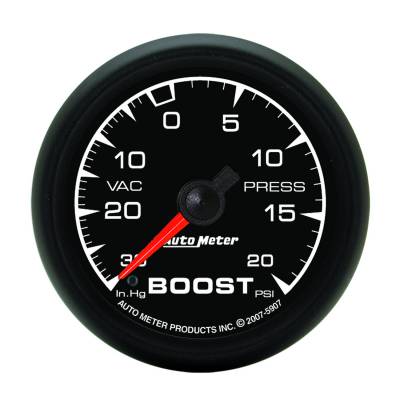 AutoMeter GAUGE, VAC/BOOST, 2 1/16" , 30INHG-20PSI, MECHANICAL, ES 5907