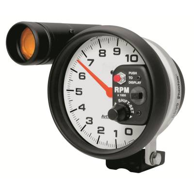 AutoMeter GAUGE, TACHOMETER, 5" , 10K RPM, PEDESTAL W/ EXT. SHIFT-LITE, PHANTOM 5899