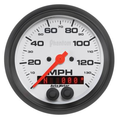 AutoMeter GAUGE, SPEEDOMETER, 3 3/8" , 140MPH, GPS, PHANTOM 5880