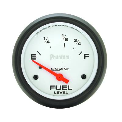 AutoMeter GAUGE, FUEL LEVEL, 2 5/8" , 73OE TO 10OF, ELEC, PHANTOM 5815
