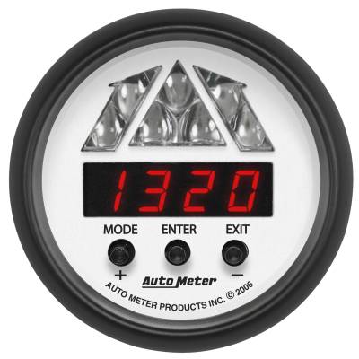 AutoMeter GAUGE, TACHOMETER, DIGITAL RPM W/ LED SHIFT LIGHT, PHANTOM 5787