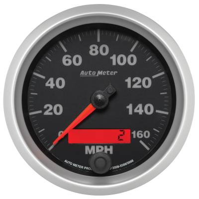 AutoMeter GAUGE, SPEEDOMETER, 3 3/8" , 160MPH, ELEC. PROGRAMMABLE, ELITE 5688