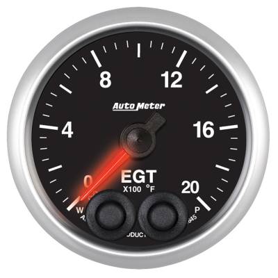 AutoMeter GAUGE, PYRO. (EGT), 2 1/16" , 2000 Degrees F, STEPPER MOTOR W/PEAK & WARN, ELITE 5645