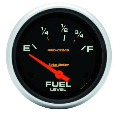 AutoMeter GAUGE, FUEL LEVEL, 2 5/8" , 73OE TO 10OF, ELEC, PRO-COMP 5416