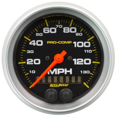 AutoMeter GAUGE, SPEEDOMETER, 3 3/8" , 140MPH, GPS, PRO-COMP 5180