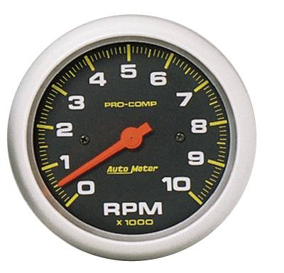 AutoMeter GAUGE, TACHOMETER, 3 3/8" , 10K RPM, IN-DASH, PRO-COMP 5161