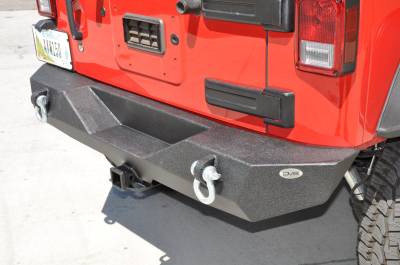 Bumpers & Components - Bumpers - DV8 Offroad - DV8 Offroad Jeep Stubby Rear Bumper RS-4 RBSTTB-04