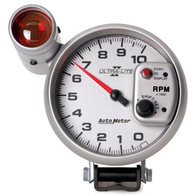 AutoMeter GAUGE, TACHOMETER, 5" , 10K RPM, PEDESTAL W/ EXT. SHIFT-LITE, ULTRA-LITE II 4999