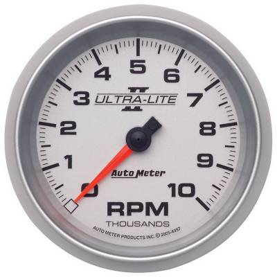 AutoMeter GAUGE, TACHOMETER, 3 3/8" , 10K RPM, IN-DASH, ULTRA-LITE II 4997