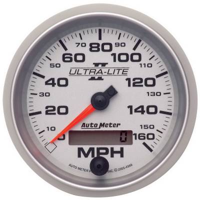 AutoMeter GAUGE, SPEEDOMETER, 3 3/8" , 160MPH, ELEC. PROGRAMMABLE, ULTRA-LITE II 4988