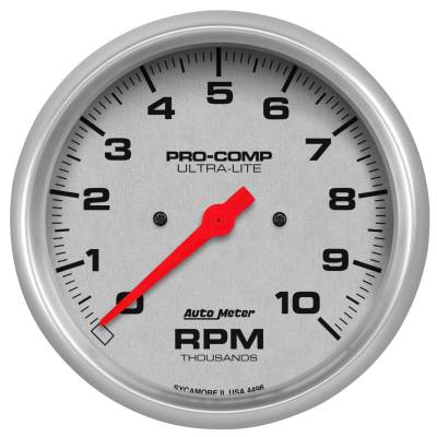 AutoMeter GAUGE, TACHOMETER, 5" , 10K RPM, IN-DASH, ULTRA-LITE 4498