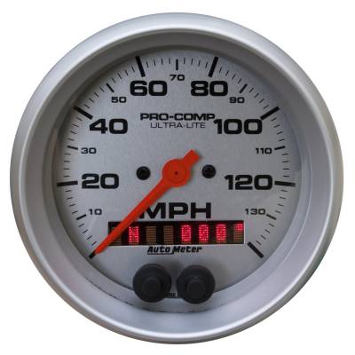 AutoMeter GAUGE, SPEEDOMETER, 5" , 140MPH, GPS, ULTRA-LITE 4481