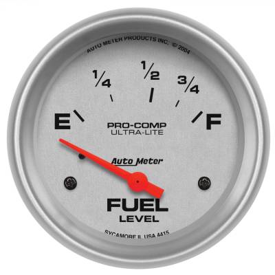 AutoMeter GAUGE, FUEL LEVEL, 2 5/8" , 73OE TO 10OF, ELEC, ULTRA-LITE 4415