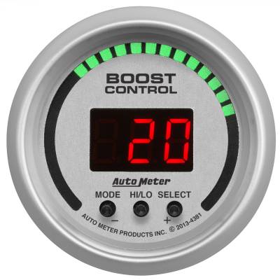 Forced Induction - Boost Controllers - AutoMeter - AutoMeter GAUGE, BOOST CONTROLLER, 2 1/16" , 30INHG-30PSI, INCL. SOLENOID, DIGITAL, UL 4381