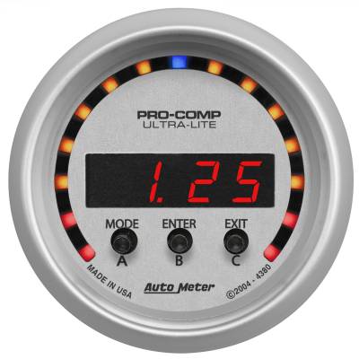 AutoMeter GAUGE, PERFORM METER, 2 1/16" , 1/4 MILE/HP/0-60/60-0/G FORCES, DIGITAL, UL 4380