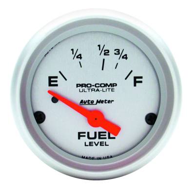 AutoMeter GAUGE, FUEL LEVEL, 2 1/16" , 73OE TO 10OF, ELEC, ULTRA-LITE 4315