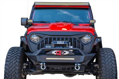 Exterior - Grilles - DV8 Offroad - DV8 Offroad Replacement Grill; Black GRJL-01