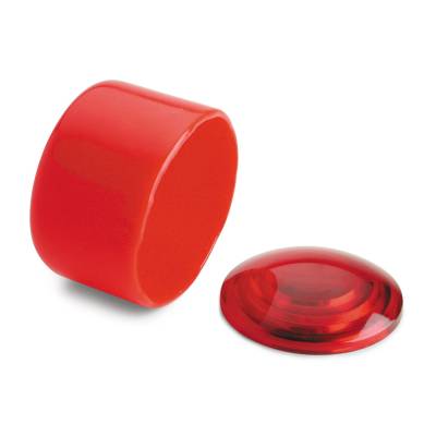 Lights - Warning Lights - AutoMeter - AutoMeter LENS & NIGHT COVER, RED, FOR PRO-LITE AND SHIFT-LITE 3252