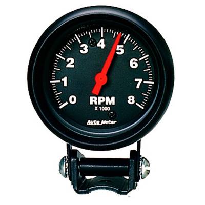 AutoMeter GAUGE, TACHOMETER, 2 5/8" , 8K RPM, PEDESTAL, Z-SERIES 2892