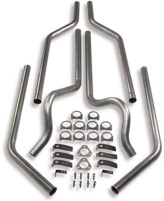 Hooker Dual Competition Manifold Back Exhaust System Kit 16621HKR