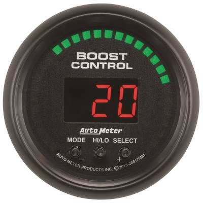 Forced Induction - Boost Controllers - AutoMeter - AutoMeter GAUGE, BOOST CONTROLLER, 2 1/16" , 30INHG-30PSI, INCL. SOLENOID, DIGITAL, Z / ES 2681