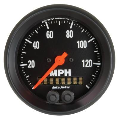 AutoMeter GAUGE, SPEEDOMETER, 3 3/8" , 140MPH, GPS, Z-SERIES 2680