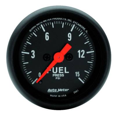 AutoMeter GAUGE, FUEL PRESSURE, 2 1/16" , 15PSI, DIGITAL STEPPER MOTOR, Z-SERIES 2661