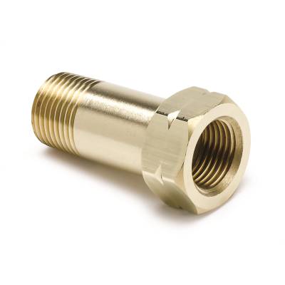 AutoMeter FITTING, ADAPTER, 3/8" NPT MALE, EXTENSION, BRASS, FOR AUTO GAGE MECH. TEMP. 2373