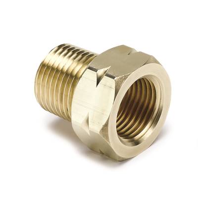AutoMeter FITTING, ADAPTER, 3/8" NPT MALE, BRASS, FOR AUTO GAGE MECH. TEMP. 2370