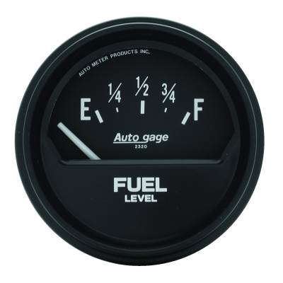 AutoMeter GAUGE, FUEL LEVEL, 2 5/8" , 73OE TO 10OF, ELEC, BLACK, AUTOGAGE 2315