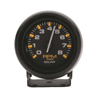 AutoMeter GAUGE, TACHOMETER, 2 3/4" , 8K RPM, PEDESTAL, BLK DIAL BLK CASE, AUTOGAGE 2305
