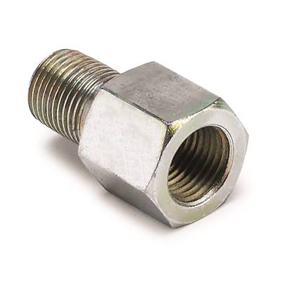 AutoMeter FITTING, ADAPTER, METRIC, 1/8" BSPT MALE TO 1/8" NPTF FEMALE, BRASS 2269