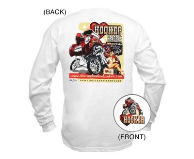 Hooker Hooker Retro Pin Up Girl T-Shirt 10153-LGHKR