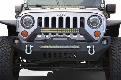 Bumpers & Components - Bumpers - DV8 Offroad - DV8 Offroad Jeep Front Mid Width Bumper FS-17 FBSHTB-17
