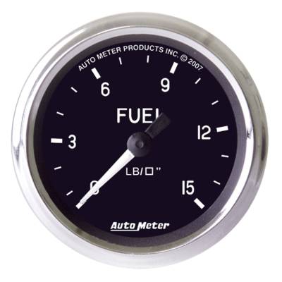 AutoMeter GAUGE, FUEL PRESSURE, 2 5/8" , 15PSI, MECH. INCL. ISOLATOR, COBRA 201010