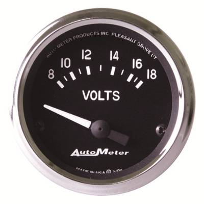 AutoMeter GAUGE, VOLTMETER, 2 1/16" , 18V, ELECTRIC, COBRA 201009