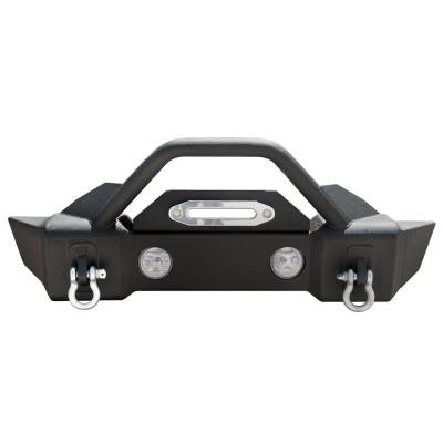 Bumpers & Components - Bumpers - DV8 Offroad - DV8 Offroad Jeep Stubby Front Bumper FS-13 FBSHTB-13