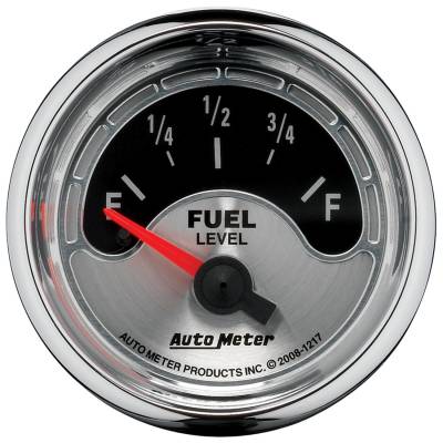 AutoMeter GAUGE, FUEL LEVEL, 2 1/16" , 240OE TO 33OF, ELEC, AMERICAN MUSCLE 1217