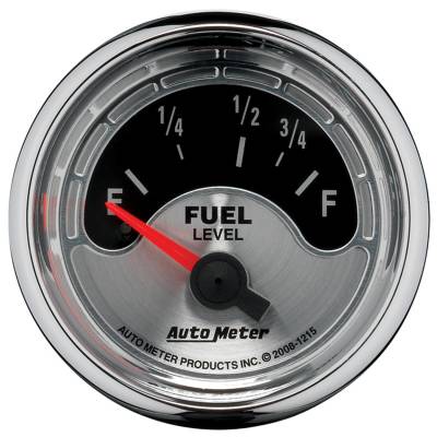 AutoMeter GAUGE, FUEL LEVEL, 2 1/16" , 73OE TO 10OF, ELEC, AMERICAN MUSCLE 1215