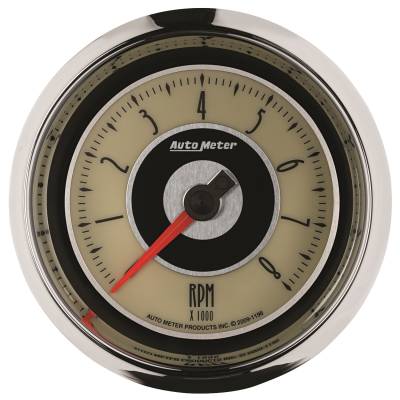 AutoMeter GAUGE, TACHOMETER, 3 3/8" , 8K RPM, IN-DASH, CRUISER 1196