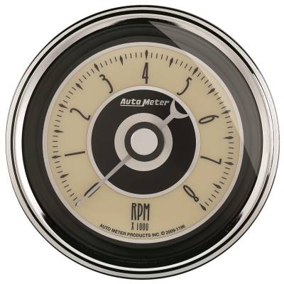 AutoMeter GAUGE, TACHOMETER, 3 3/8" , 8K RPM, IN-DASH, CRUISER AD 1195