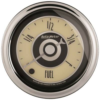 AutoMeter GAUGE, FUEL LEVEL, 2 1/16" , PROGRAMMABLE, CRUISER AD 1108
